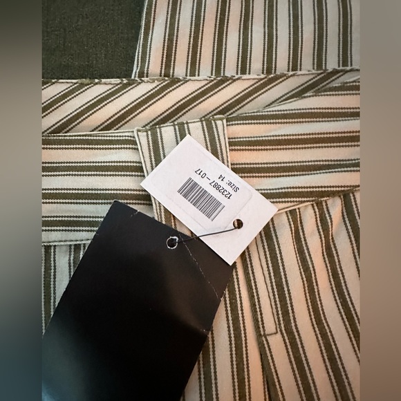 Mara Hoffman Jade Striped Twill Pant, NWT - Picture 6 of 13